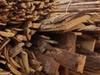 Фотография: Дровяной горбыль